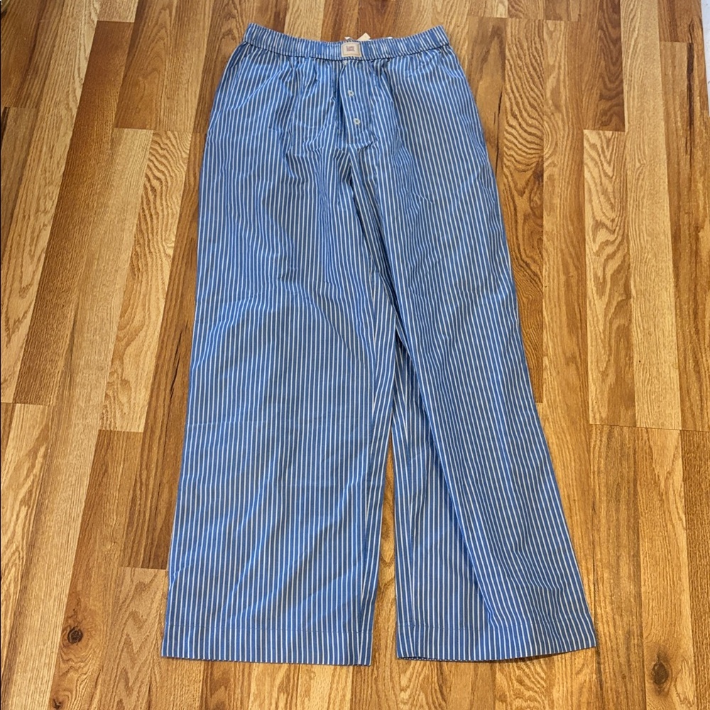 NWT Anthropologie LyreBird Pajama Sleep Bottom Pant Small Flannel Stripes